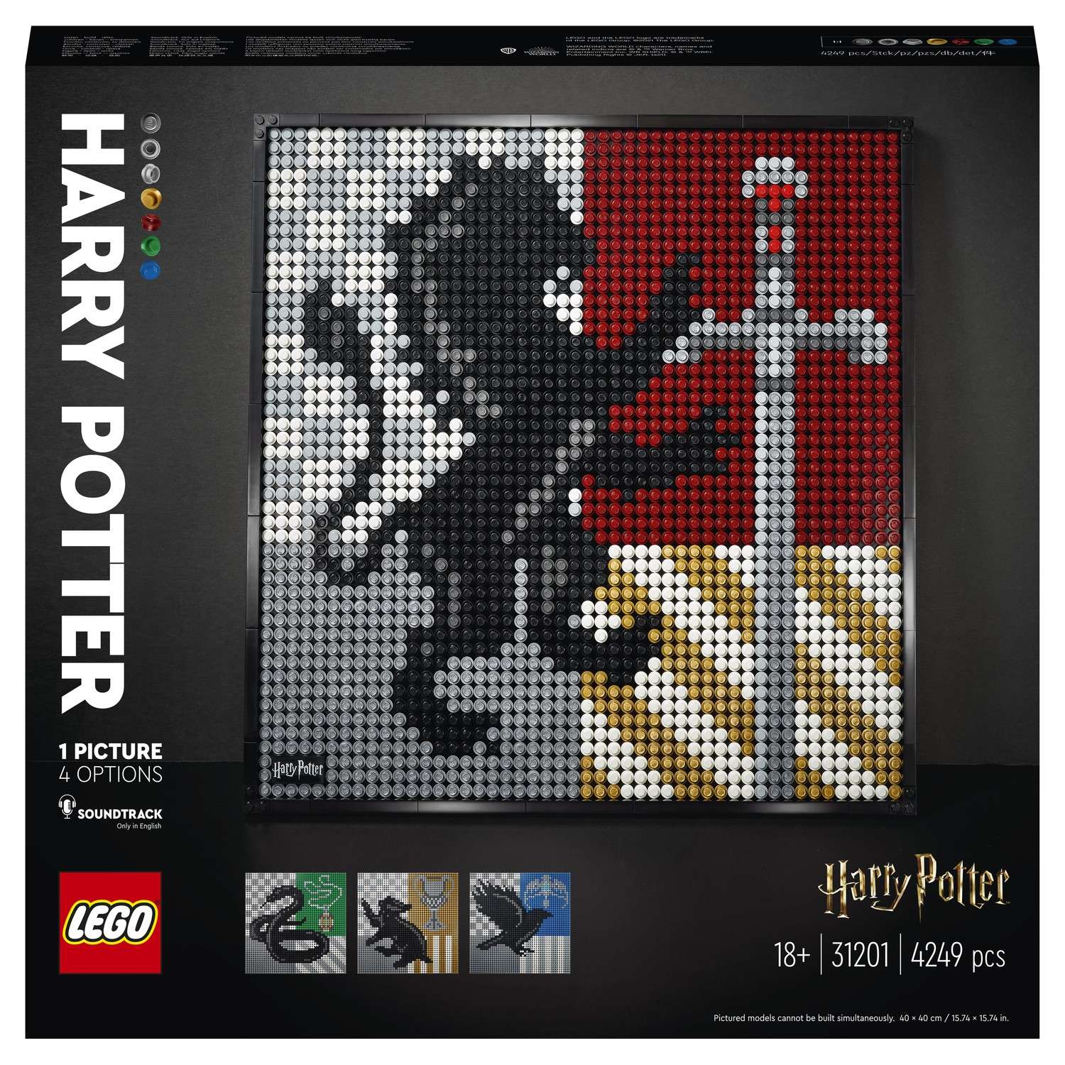 Конструктор LEGO ART Harry Potter Hogwarts Crests 31201 - фото 2