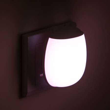 Ночник LED RISALUX «Ушки» 1Вт бело-розовый 7х5х8 см