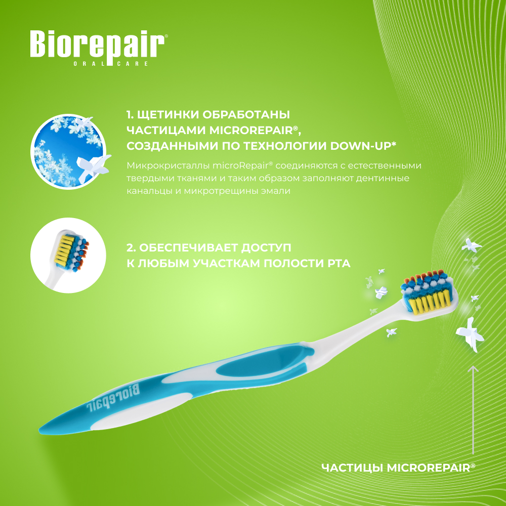 Зубная щетка Biorepair CURVE Junior изогнутая детская - фото 3