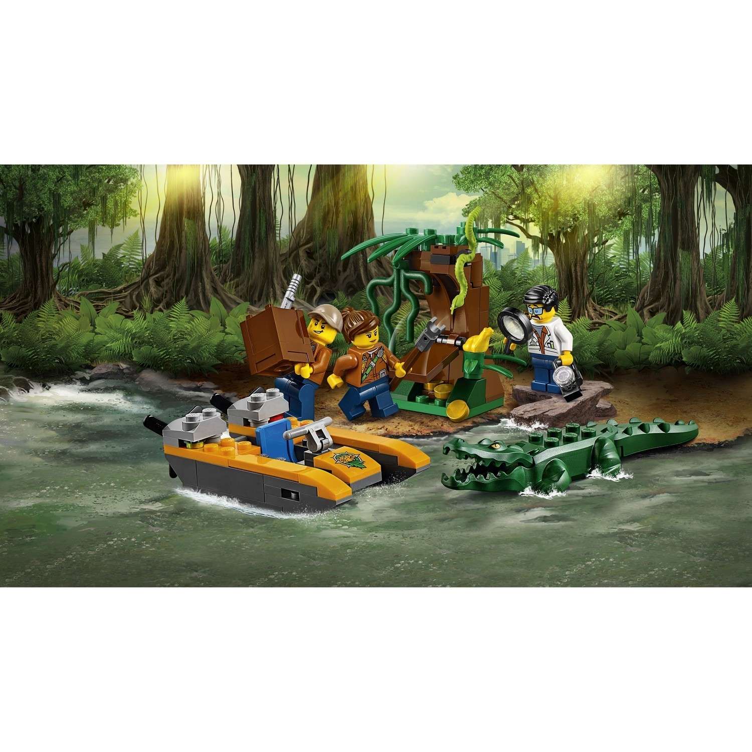 Конструктор LEGO City Jungle Explorers Набор «Джунгли» для начинающих (60157) - фото 4