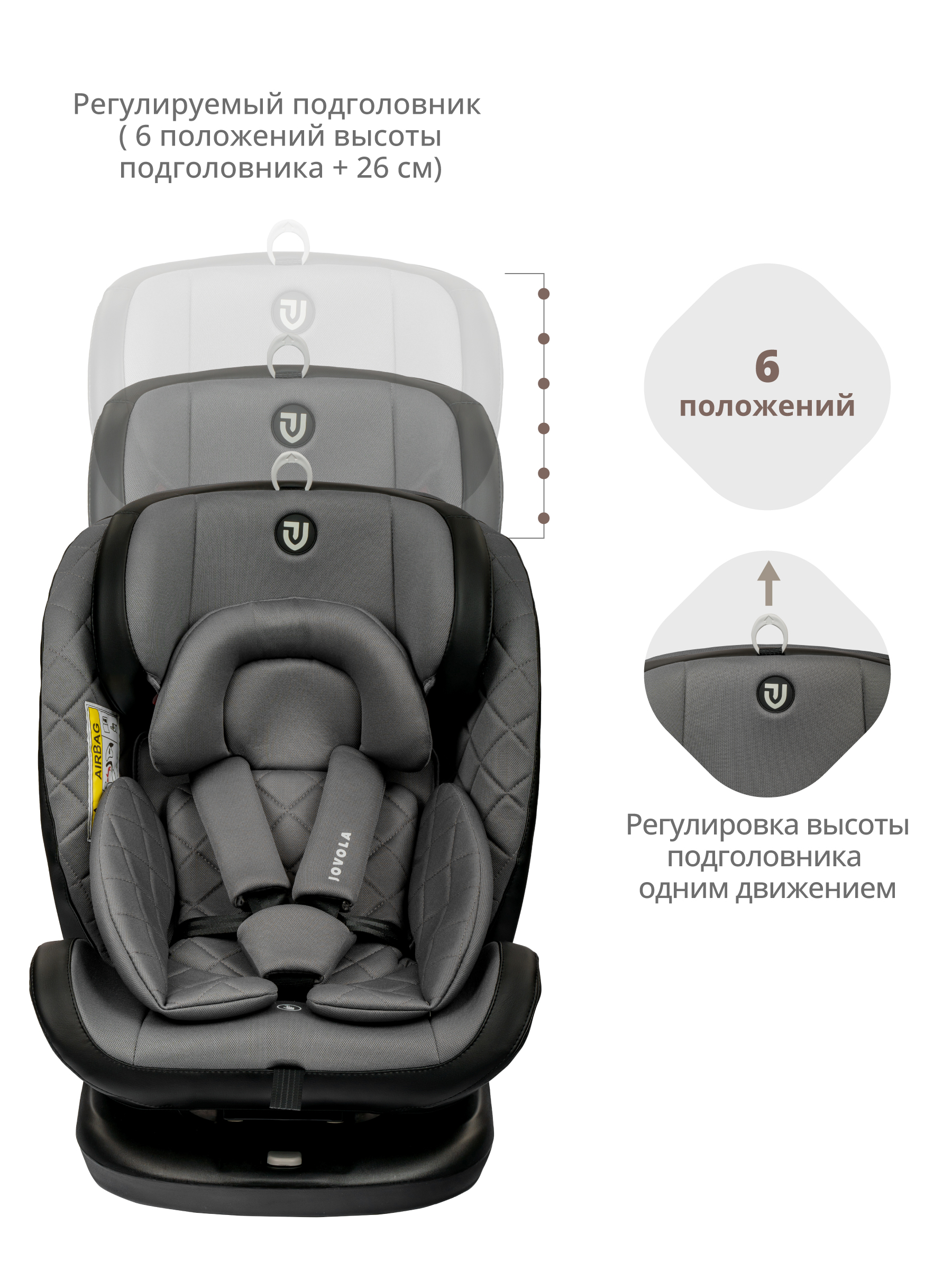 Автокресло Indigo Fuller Isofix 0+/1/2/3 (0-36 кг) - фото 7