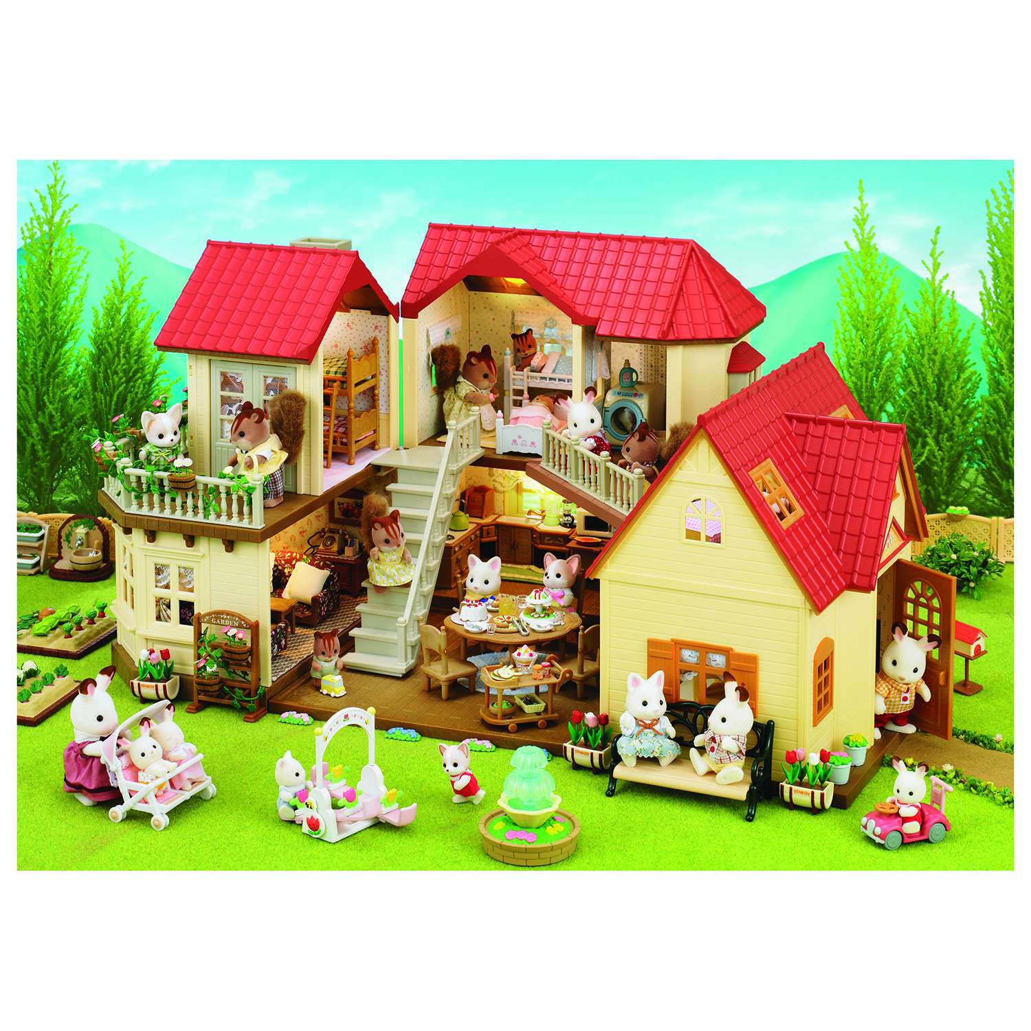 Набор Sylvanian Families "Большой дом со светом" (2752) 2752 - фото 12