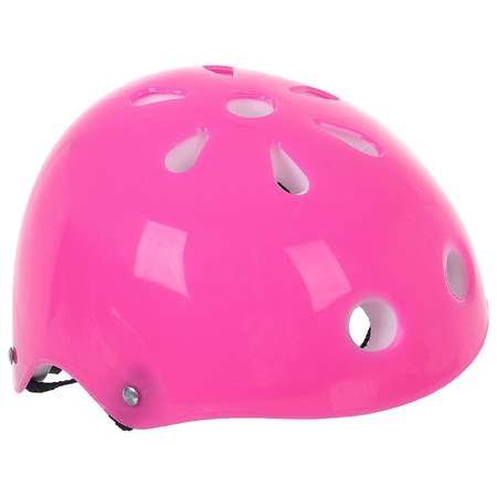 Шлем защитный ONLITOP детский. обхват 55 см. цвет розовый