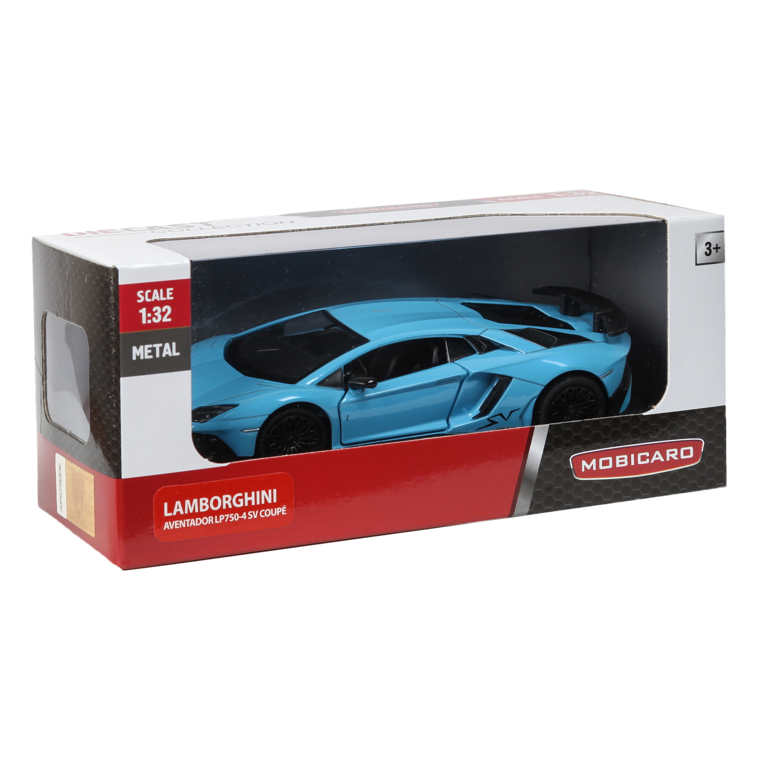 Автомобиль Mobicaro Lamborghini 1:32 без механизмов голубой в ассортименте 544990 - фото 2