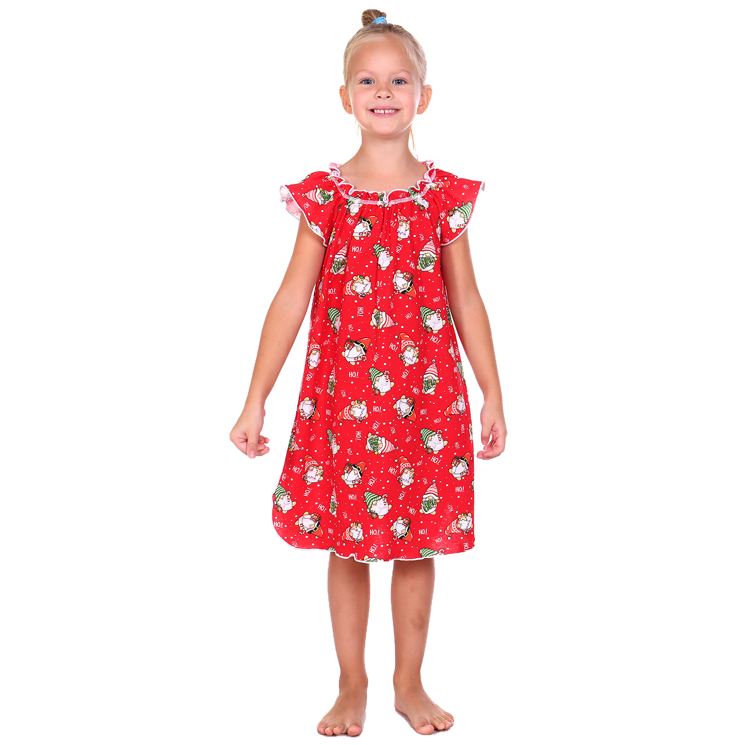 Сорочка ночная Детская Одежда 0003К/красный4 - фото 2