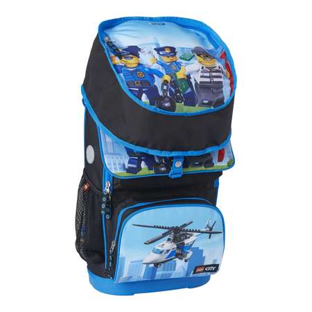Рюкзак школьный LEGO с сумкой для обуви ланчбоксом и бутылкой City Police chopper
