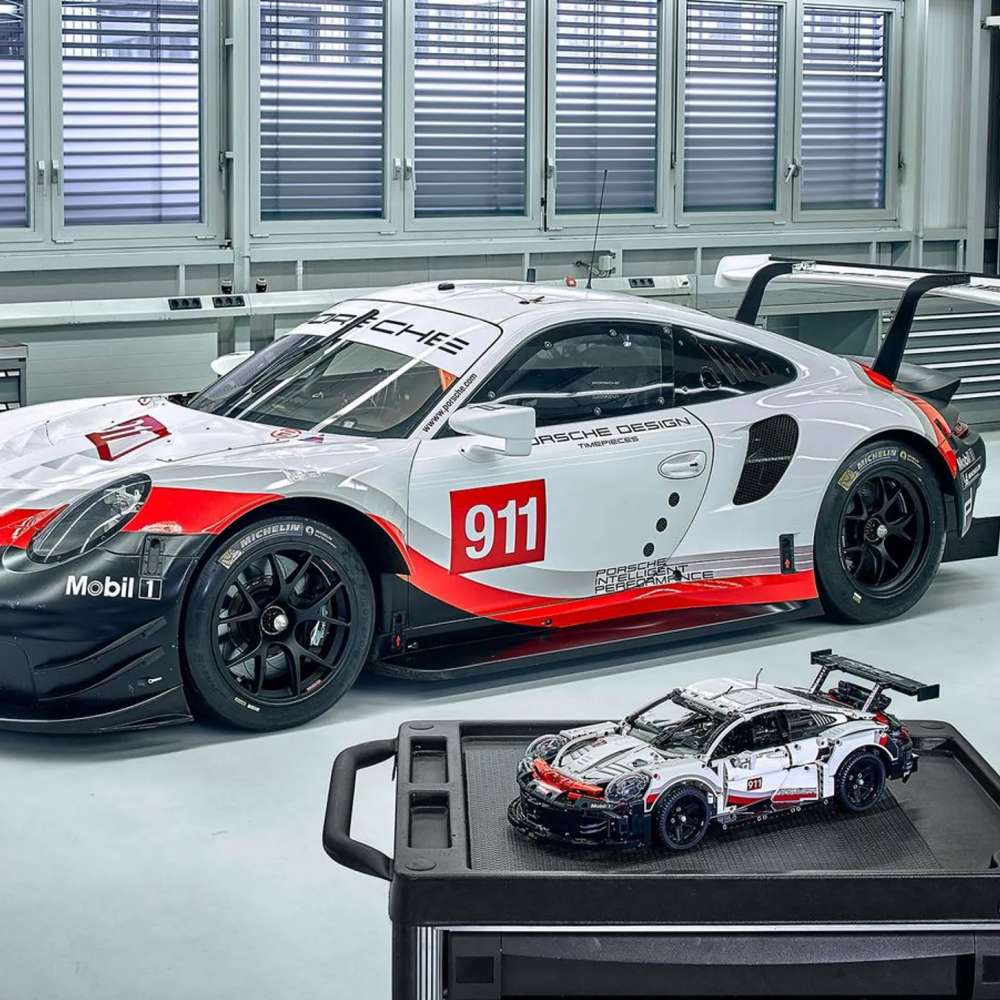 Игрушка LX конструктор Technic Porsche 911 RSR - фото 6