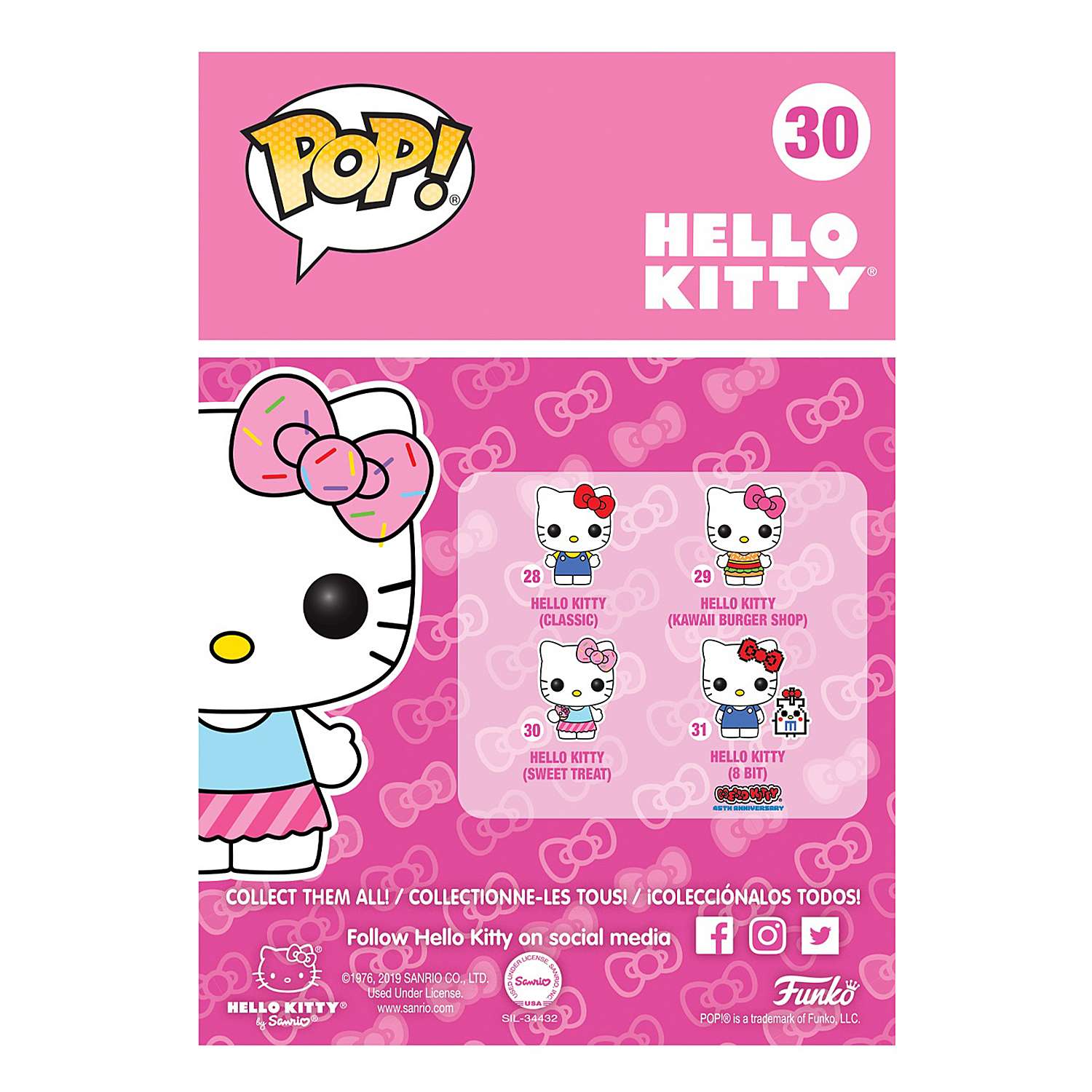 Игрушка Funko Pop Sanrio Hello Kitty Fun2535 - фото 5