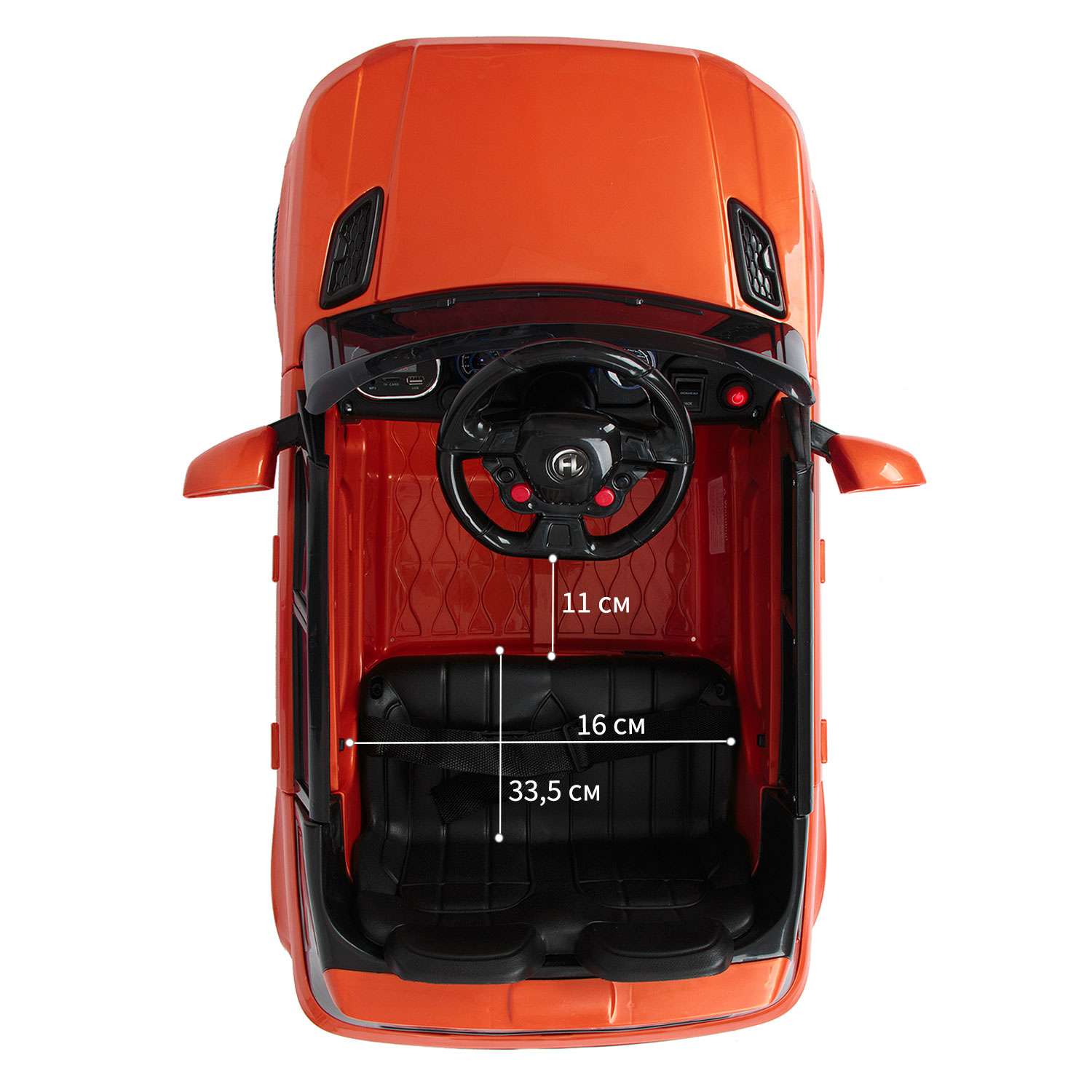 Электромобиль TOMMY Range Rover RR-5 оранжевый - фото 5