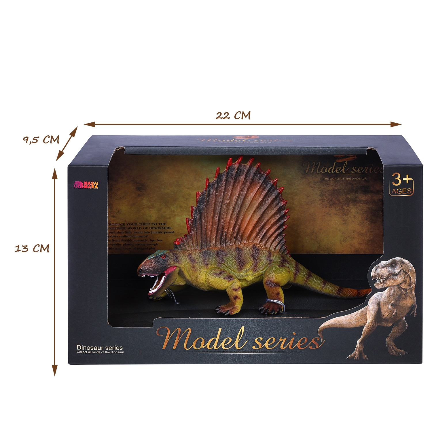 Игрушка фигурка Masai Mara Мир динозавров - Диметродон MM216-059 - фото 3