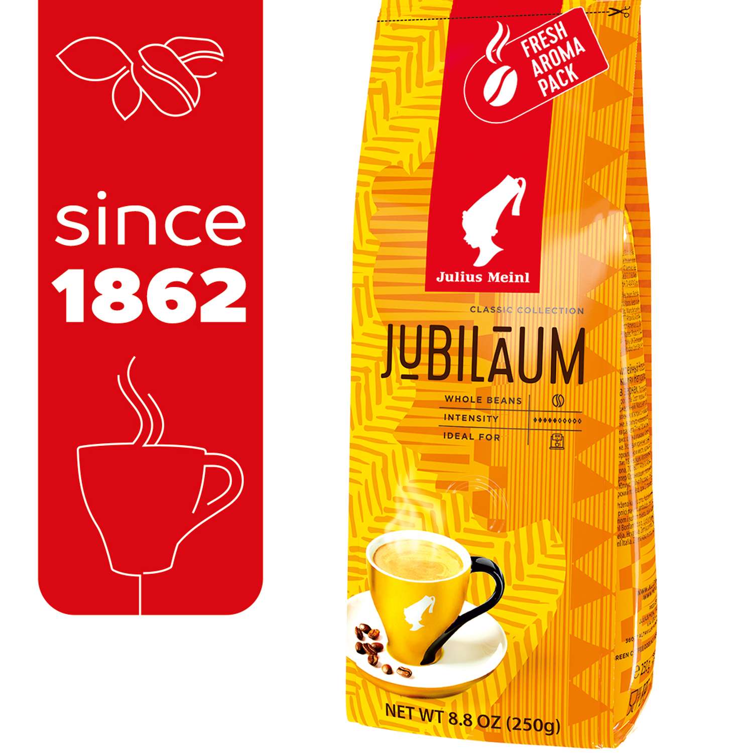 Кофе в зернах Julius Meinl Юбилейный Jubilaum 250 г средняя обжарка - фото 1