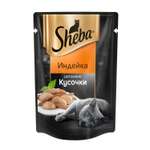 Влажный корм для кошек Sheba 0.08 кг индейка (полнорационный)