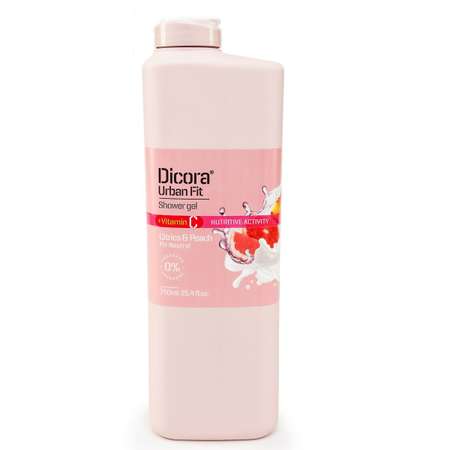 Гель для душа DICORA МП Citrus Peach с витамином С 750 мл