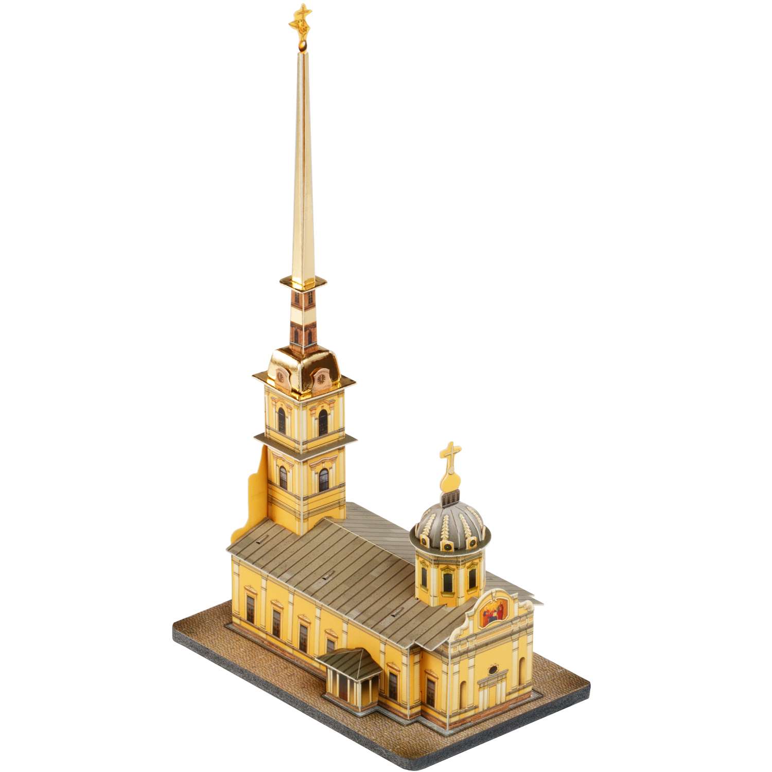Сборная модель Умная бумага Города в миниатюре Петропавловский собор 558 558 - фото 3