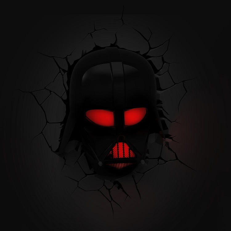 Светильник 3D 3DLightFx StarWars DarthVader Helmet - фото 4