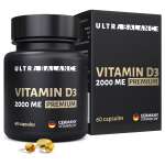 Витамин д3 2000 ме премиум UltraBalance бад комплекс холекальциферол для женщин и мужчин 60 капсул