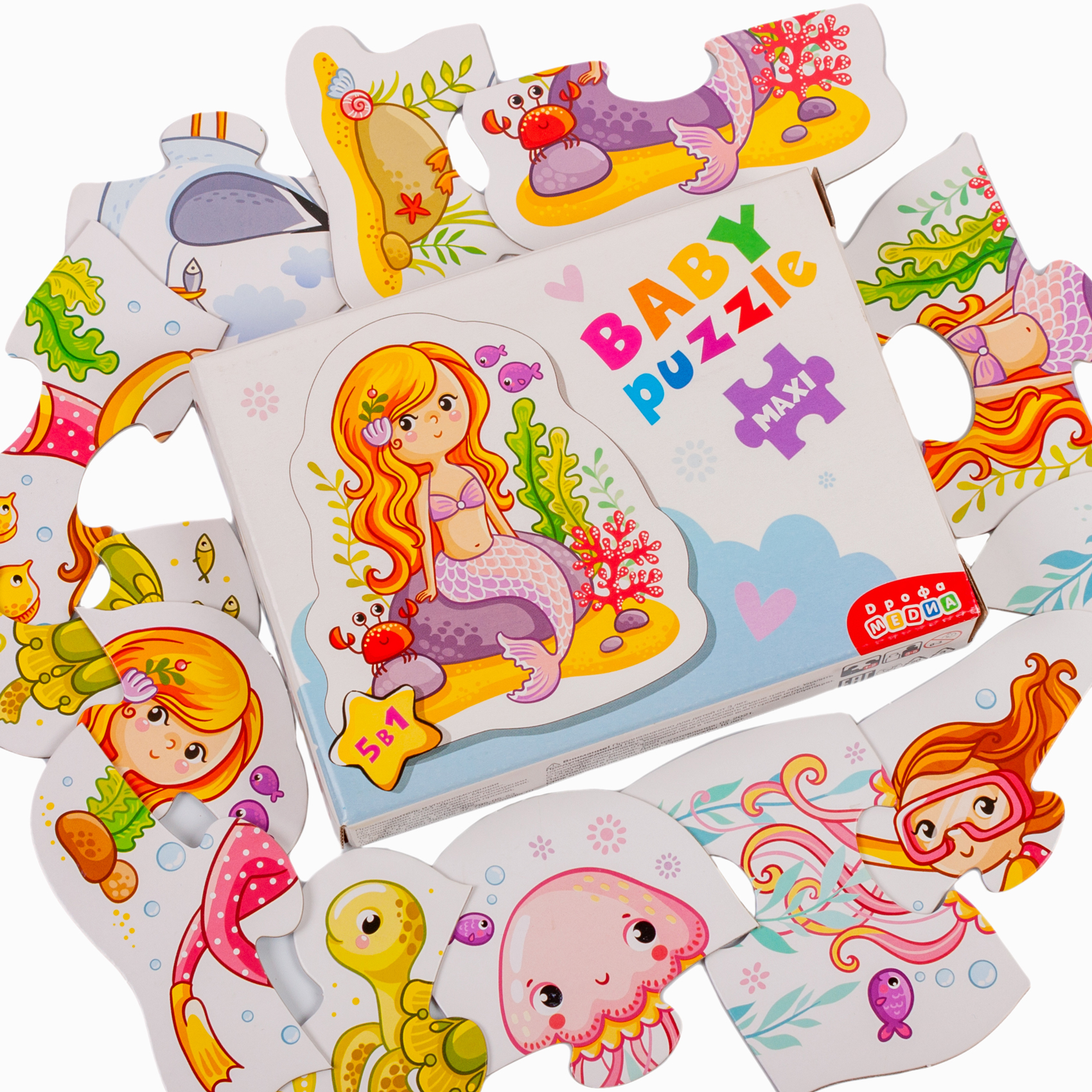 Набор пазлов Дрофа-Медиа Baby puzzle На море 3998 - фото 3