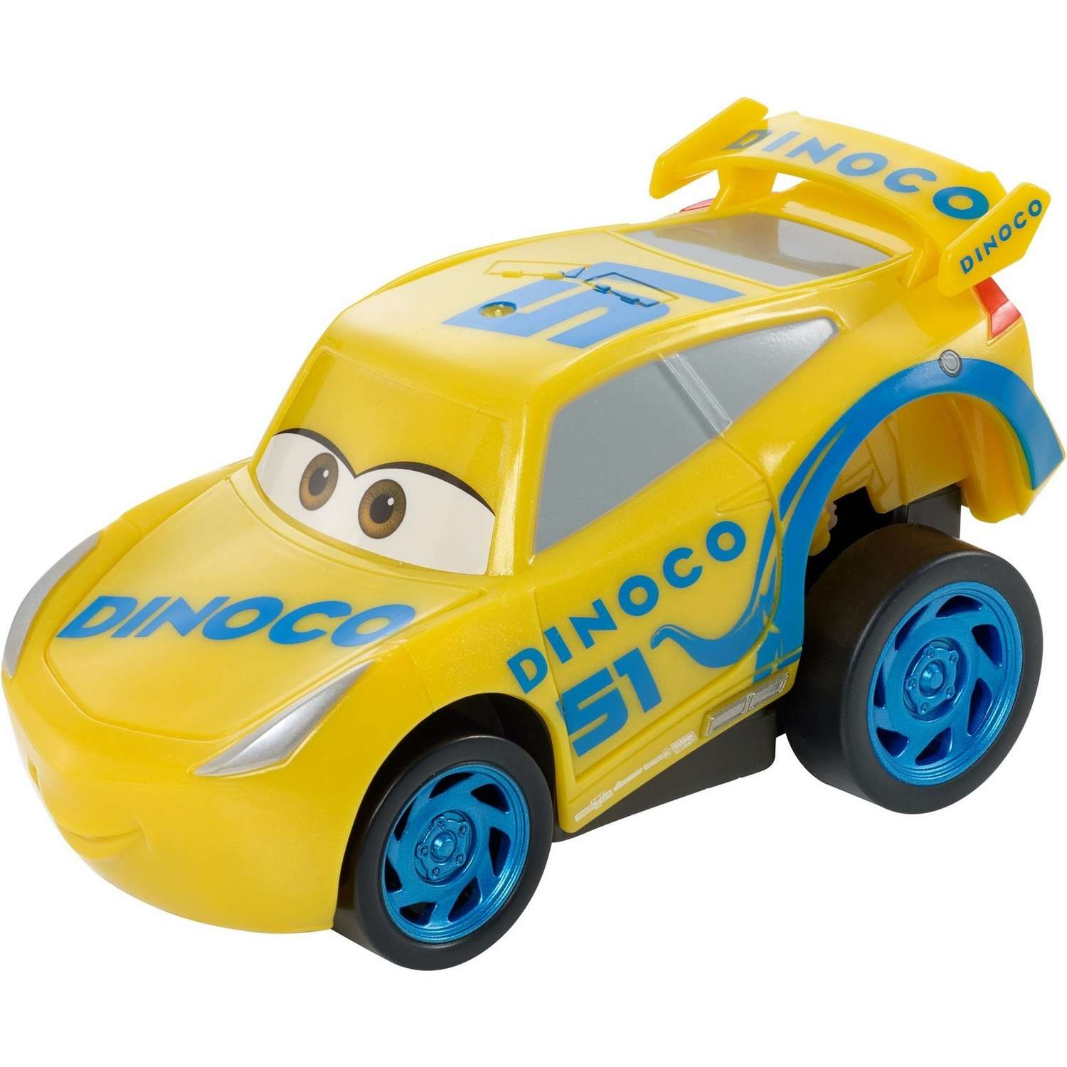 Машина Cars Тачки 3 с автоподзаводом Диноко Круз Рамирез FBG14 DVD31 - фото 1