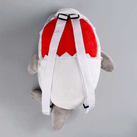 Рюкзак детский Milo Toys плюшевый «Акула» 30 х 7 х 20 см