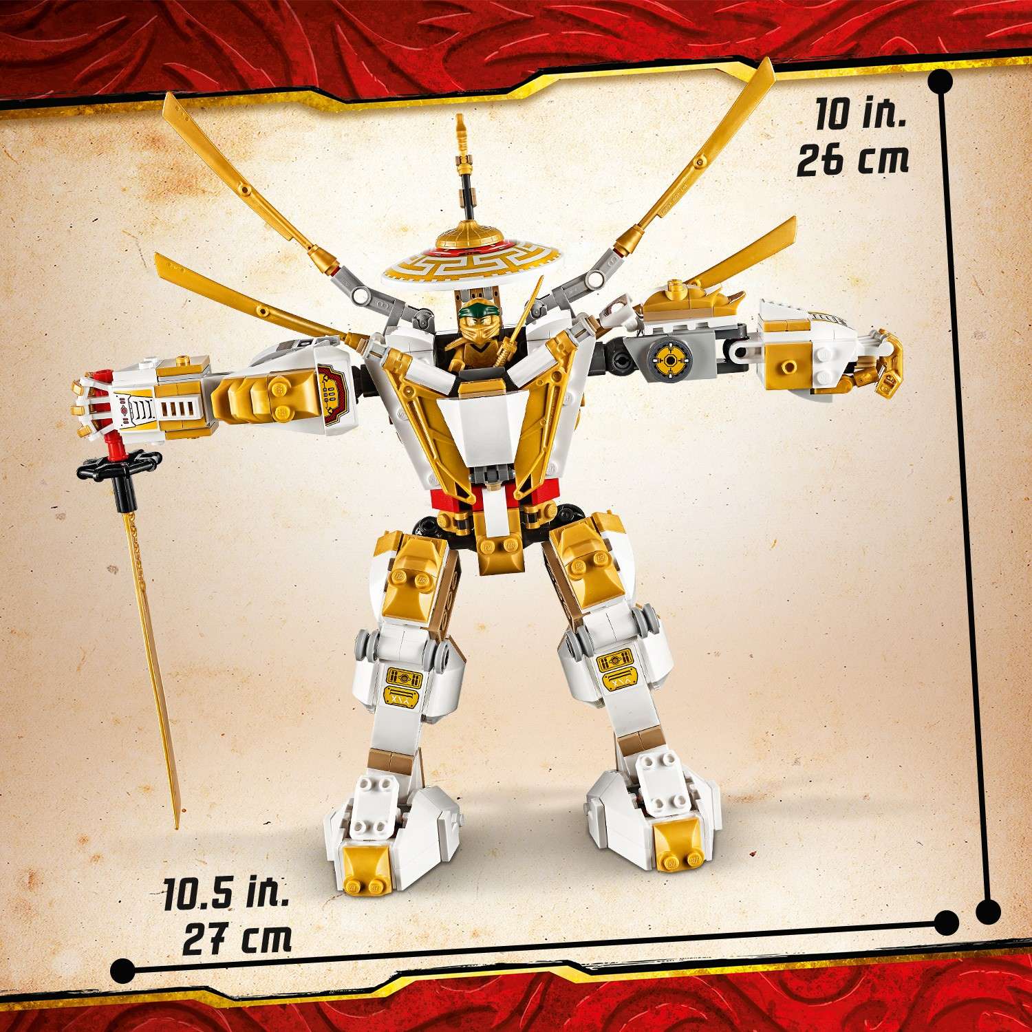 Конструктор LEGO Ninjago Золотой робот 71702 - фото 13