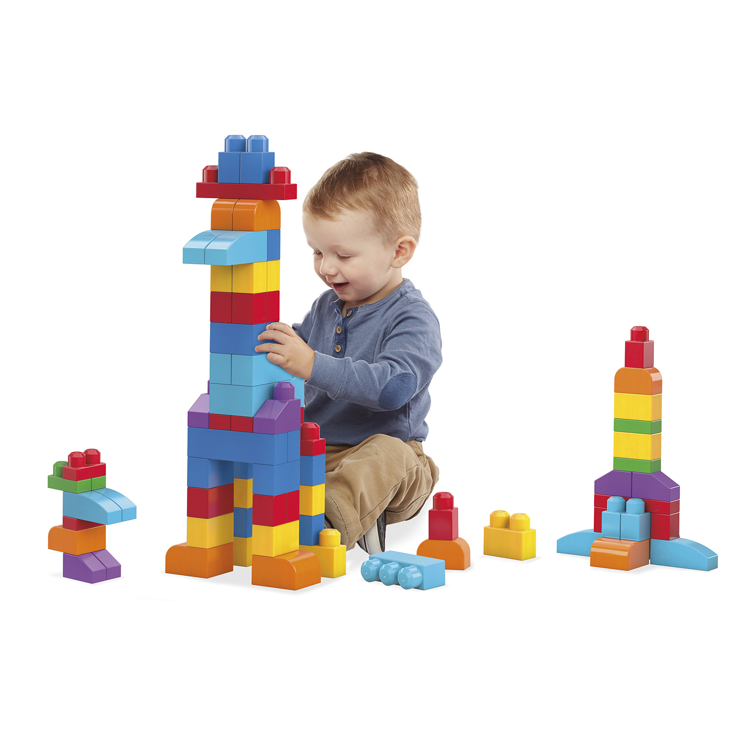 Конструктор Mega Bloks First Builders 60деталей в ассортименте DCH54/DCH55/CYP67 - фото 18