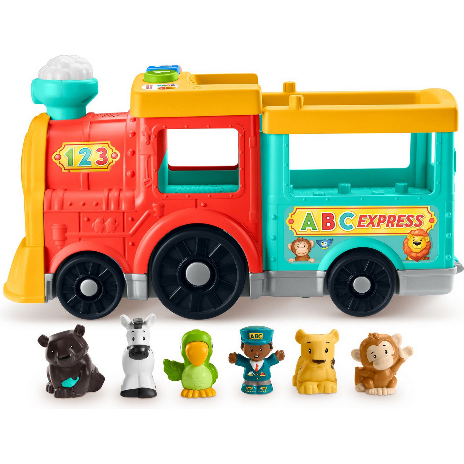 Игрушка Fisher Price Little People АБВ-экспресс с животными HHH21 - фото 5