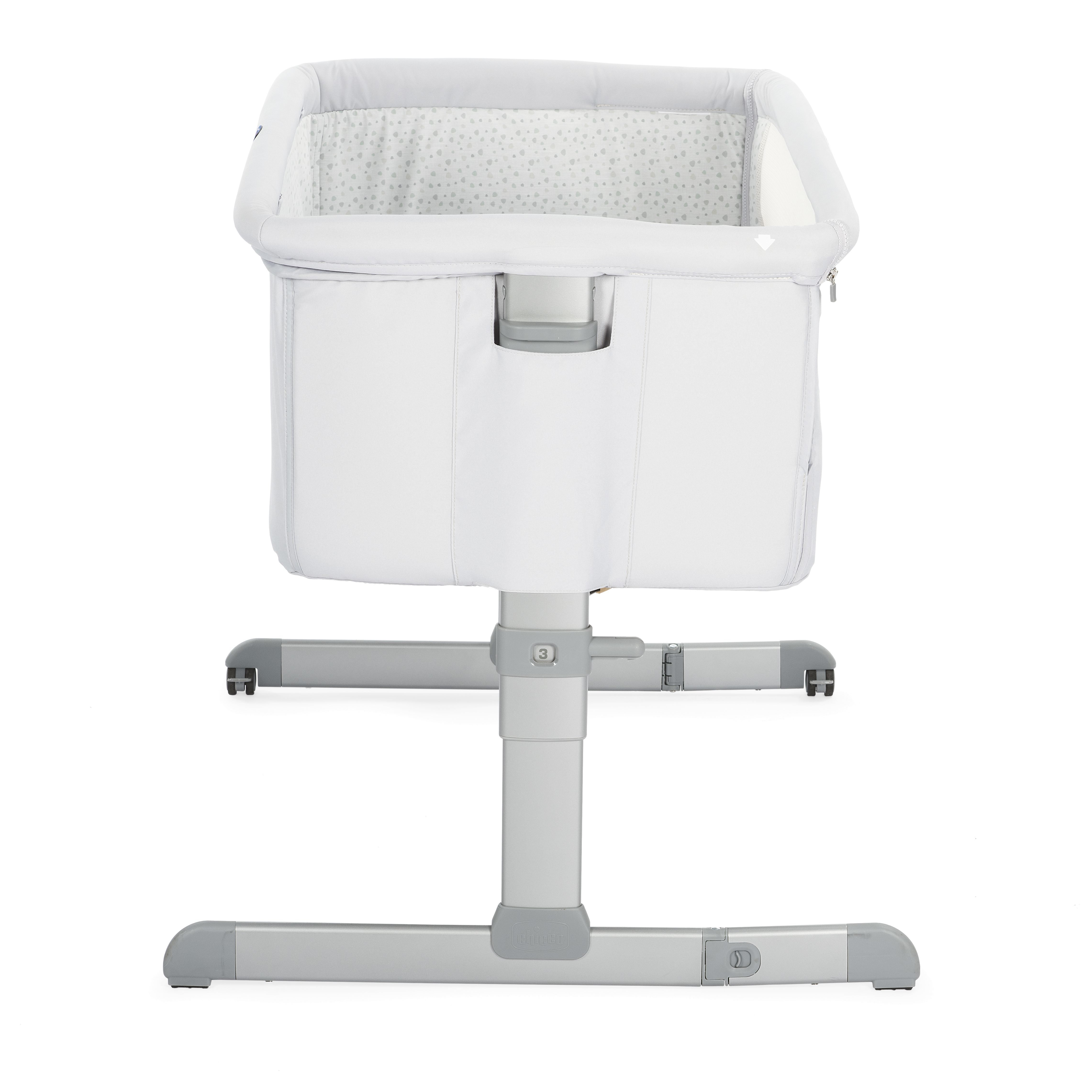 Кроватка Chicco Next2me Light Grey - фото 3