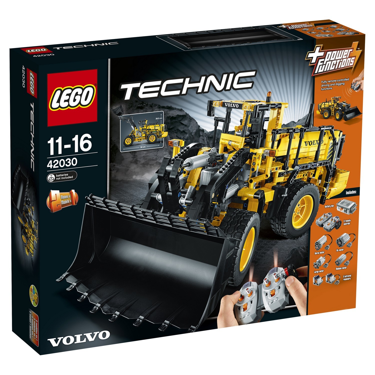 Конструктор LEGO Technic Автопогрузчик VOLVO L350F с дистанционным  управлением (42030) купить по цене 19999 ₽ в интернет-магазине Детский мир