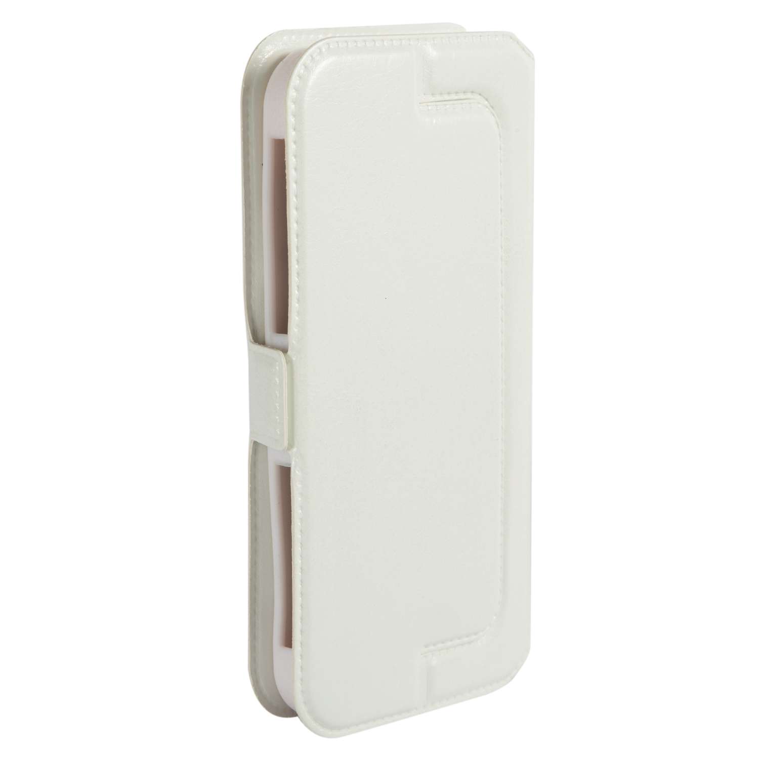 Чехол универсальный iBox Universal Slide для телефонов 3.5-4.2 дюйма белый - фото 4