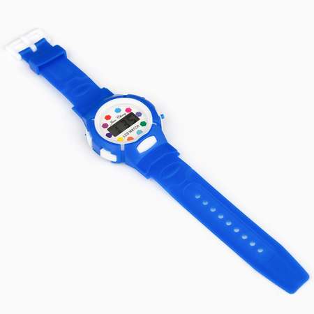 Часы Sima-Land наручные электронные детские «Непоседа» ремешок силикон l-20 см