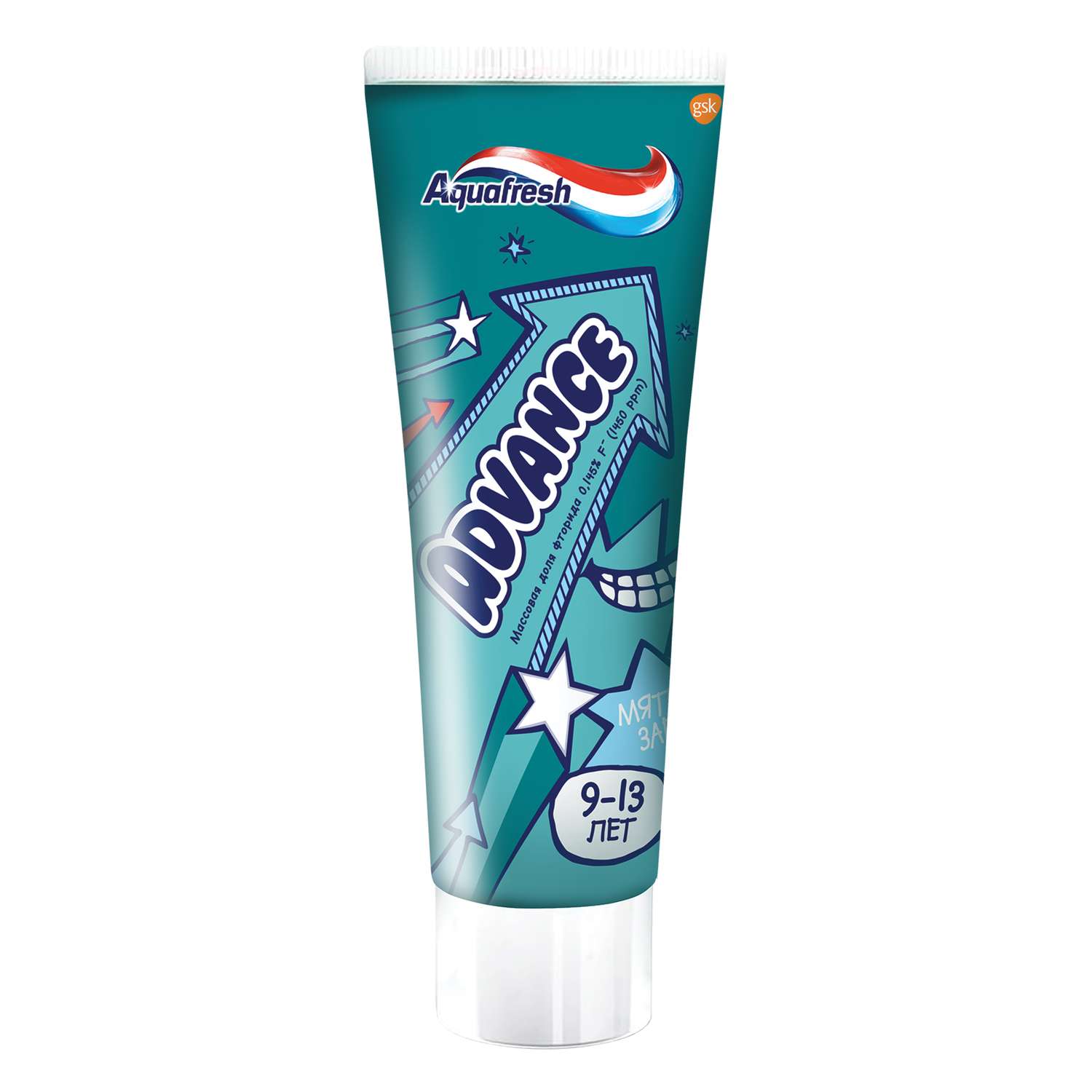 Зубная паста Aquafresh Advance 50мл 9-13лет - фото 1