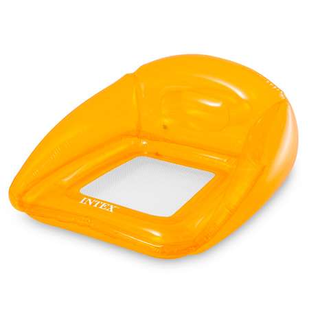 Сиденье для плавания Intex Цветное 104х102 см оранжевый