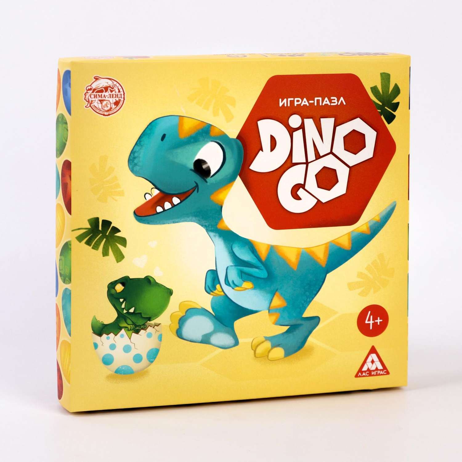 Настольная игра пазл Лас Играс Dino Go купить по цене 377 ₽ в  интернет-магазине Детский мир