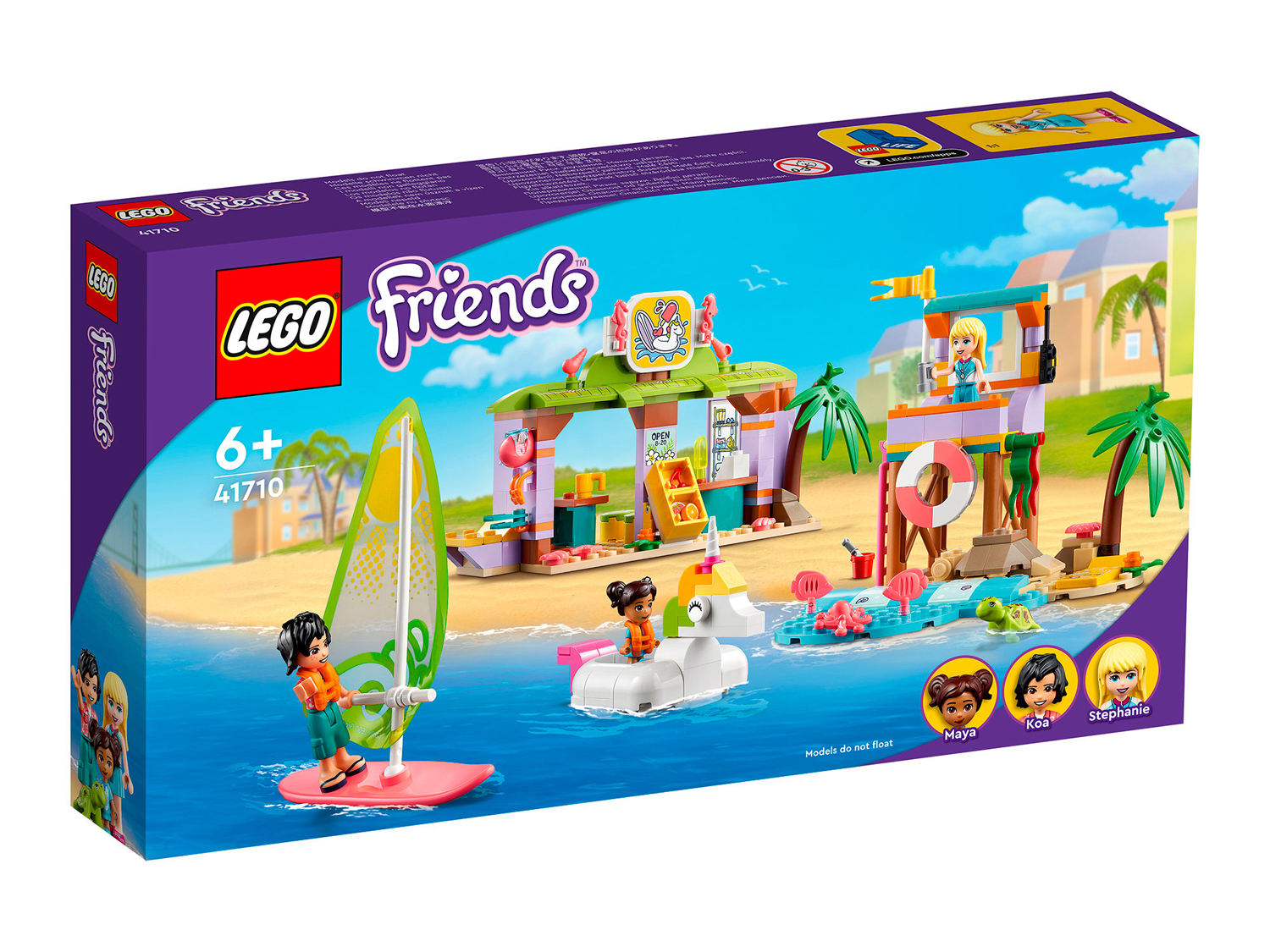 Конструктор детский LEGO Friends Развлечения на пляже 41710 купить по цене  3043 ₽ в интернет-магазине Детский мир