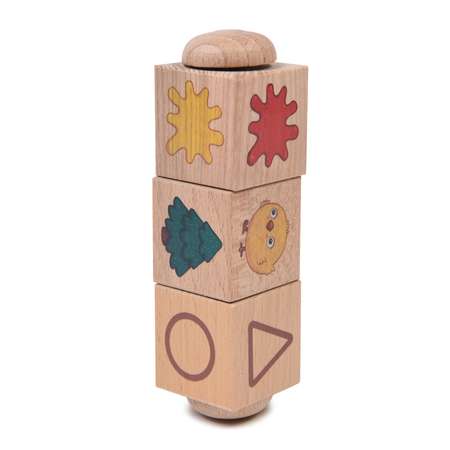 Кубики Десятое королевство Учим цвета и формы 3 элемента 02968
