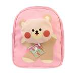 Рюкзак Little Mania розовый Медведь бежевый