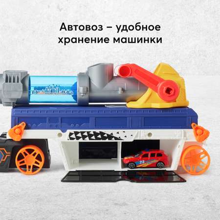 Игрушка-грузовик Happy Baby С пушкой и машинкой Cannon Truck