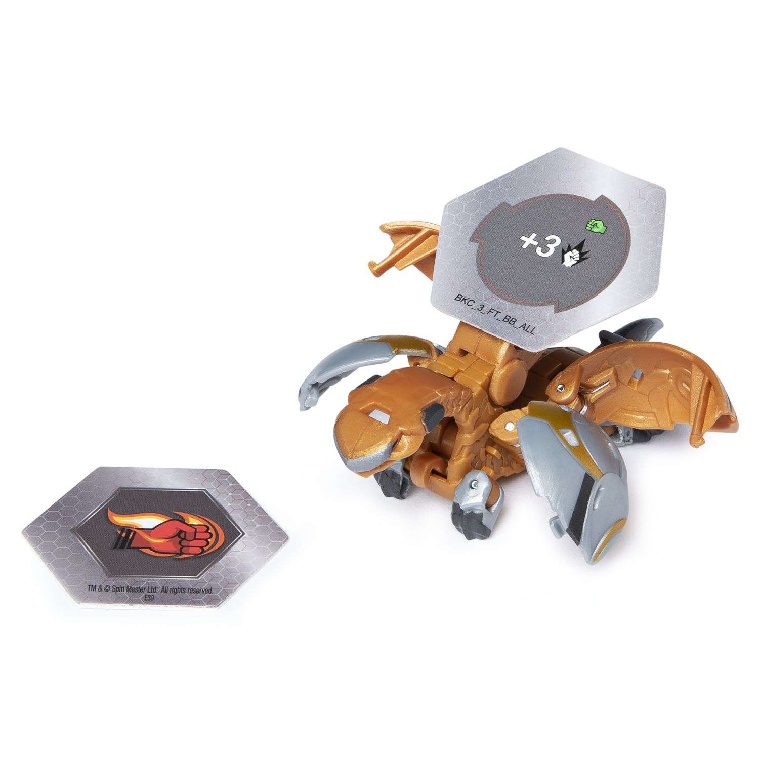 Фигурка-трансформер Bakugan Ультра LngBdyDrgn Gld 6045146/20118132 - фото 3