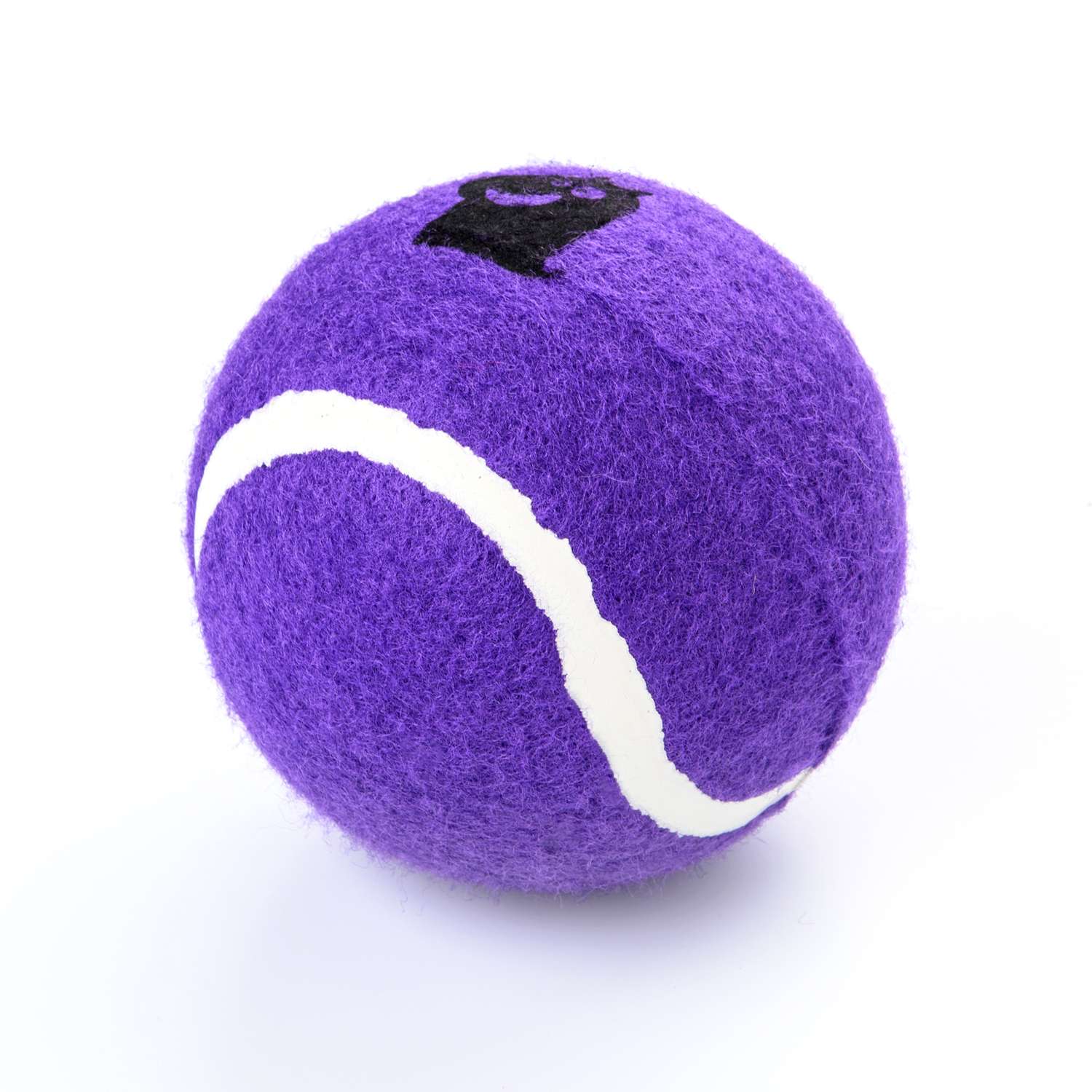 Игрушка для собак Mr.Kranch Теннисный мяч большой 10см Фиолетовый - фото 2