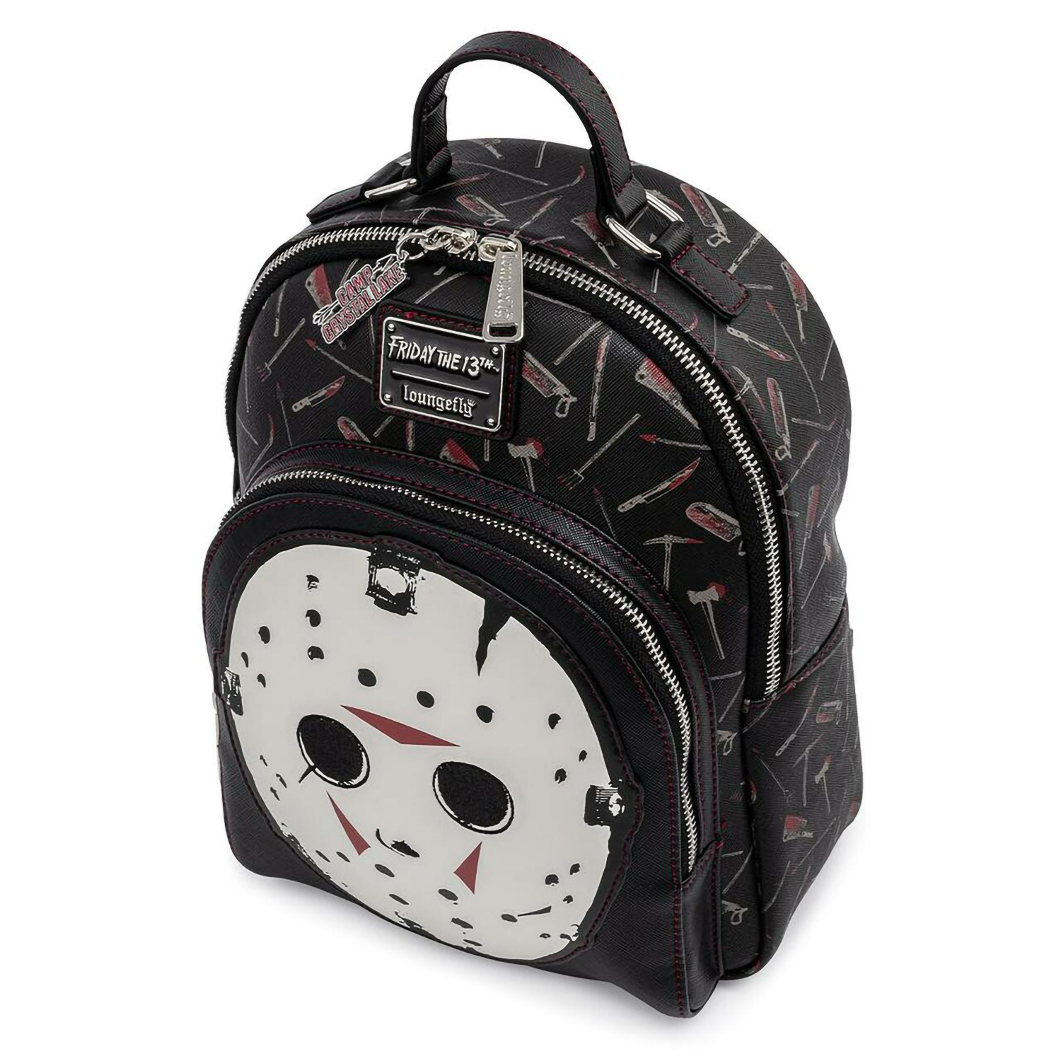 Рюкзак Funko Loungefly Friday The 13th Jason Mask Mini Backpack FRIBK0004 - фото 3