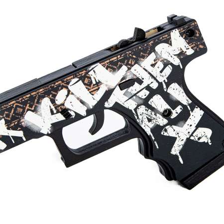 Деревянный пистолет Glock-18 PalisWood резинкострел Пустынный Повстанец