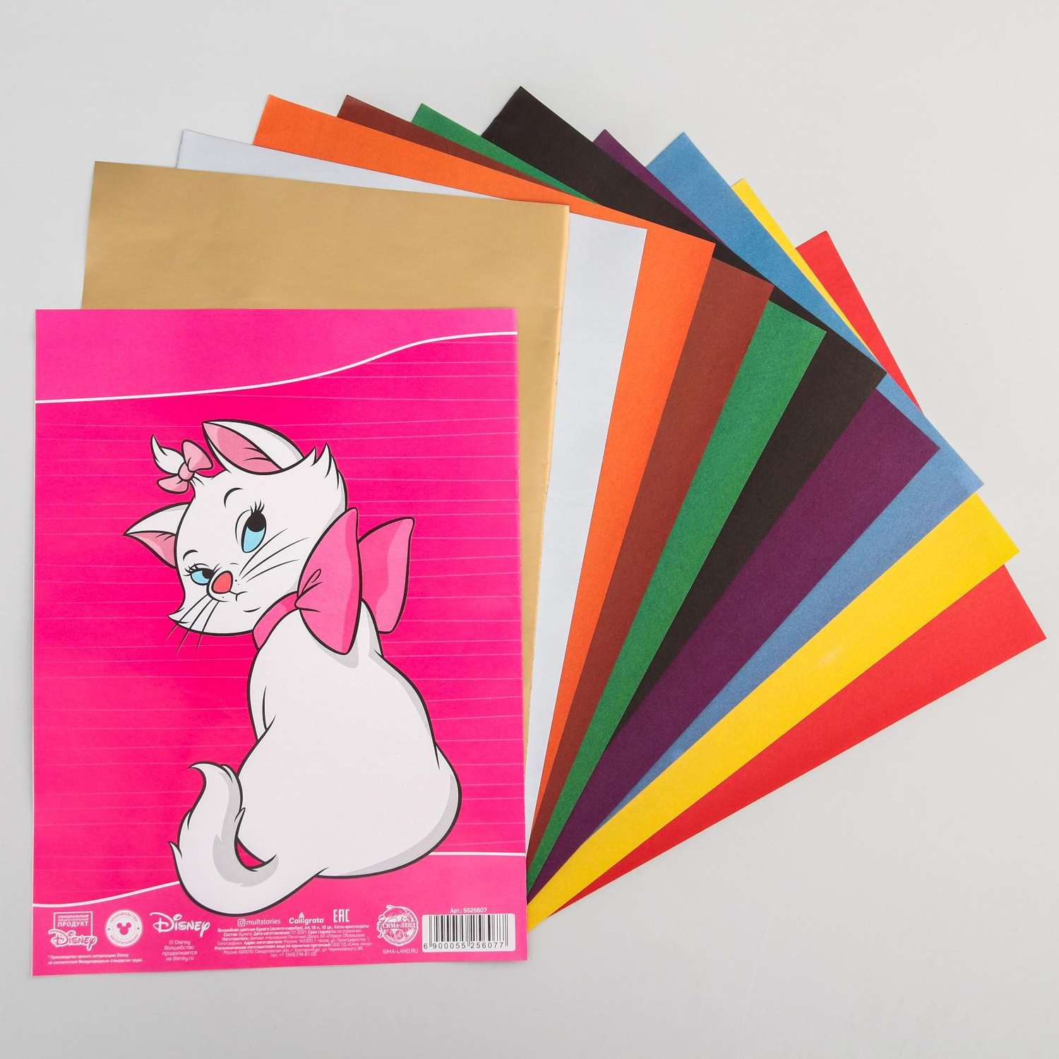 Бумага цветная Disney А4 18 листов Коты аристократы волшебная - фото 3