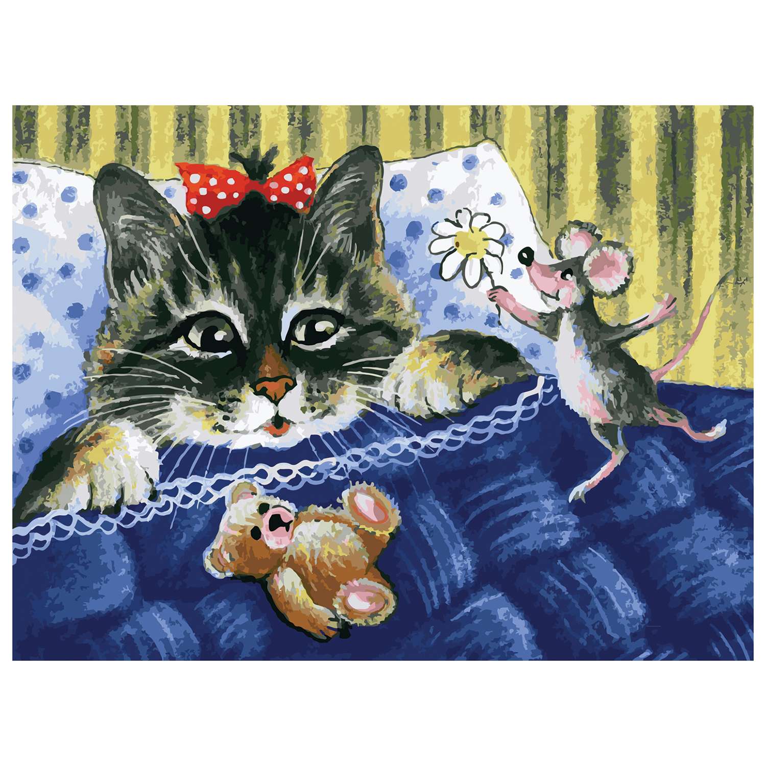 Набор для рисования Белоснежка Кот и мышка (116-AS) - фото 1