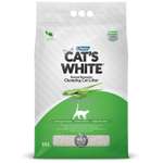 Наполнитель для кошек Cats White комкующийся с ароматом алоэ-вера 10л