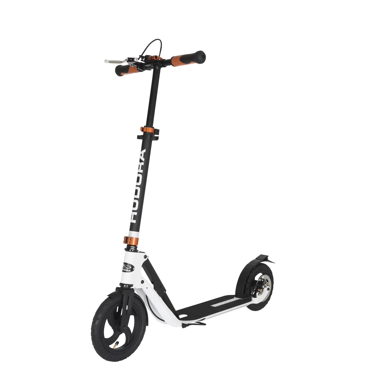 Самокат HUDORA Big Wheel AIR 230 Dual Brake черный - фото 1