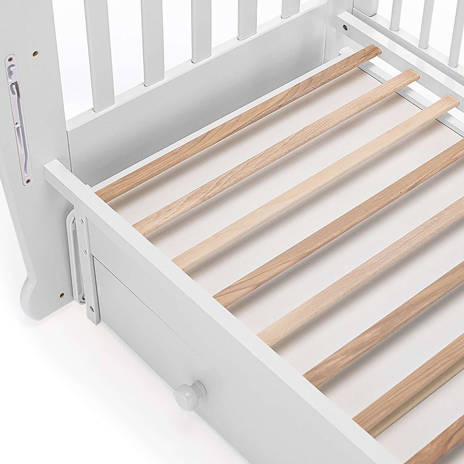 Детская кроватка Nuovita прямоугольная, поперечный маятник (белый) - фото 25