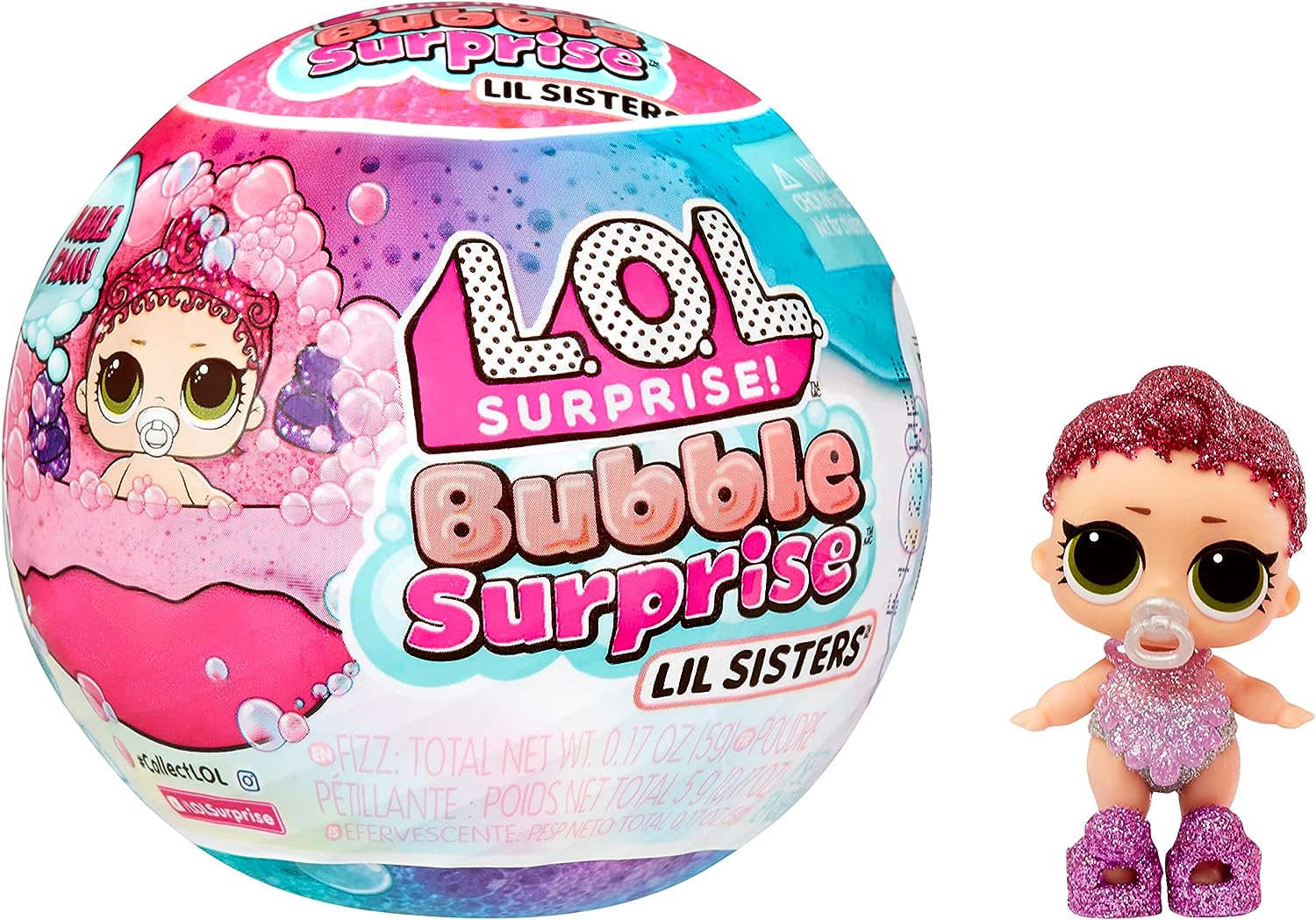 Кукла LOL Surprise Bubble Surprise Lil Sisters в непрозрачной упаковке  (Сюрприз) 119791EU купить по цене 899 ₽ в интернет-магазине Детский мир