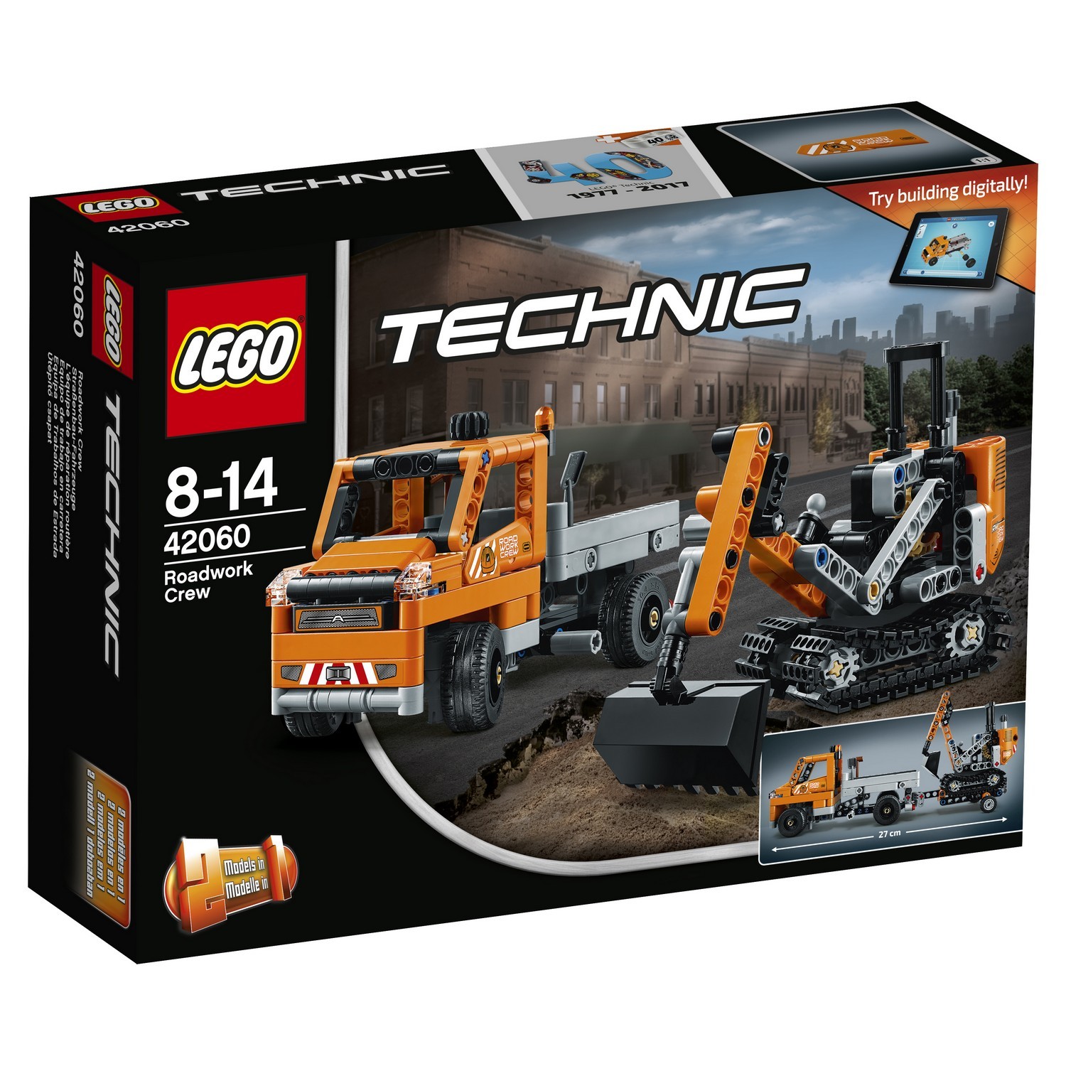 Конструктор LEGO Technic Дорожная техника (42060) купить по цене 1799 ₽ в  интернет-магазине Детский мир