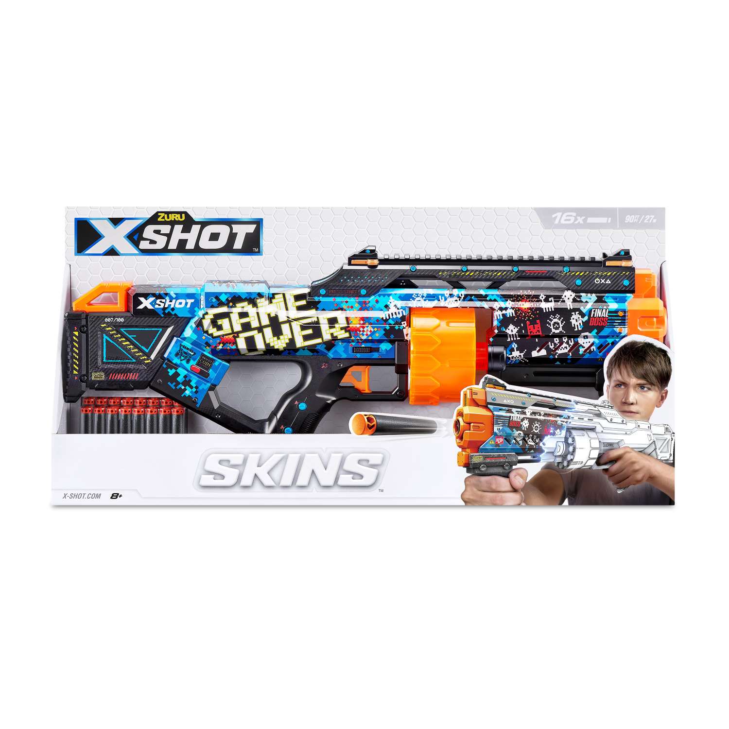 Набор для стрельбы X-SHOT  Скинс Последний выживший 36518А - фото 20