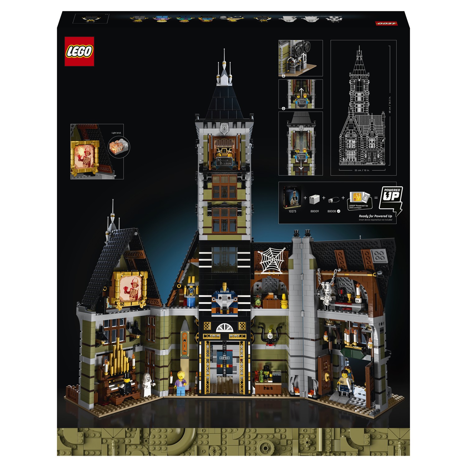 Конструктор LEGO Icons Дом с привидениями 10273 купить по цене 21999 ₽ в  интернет-магазине Детский мир